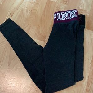 PINK victoria’s secret gray leggings